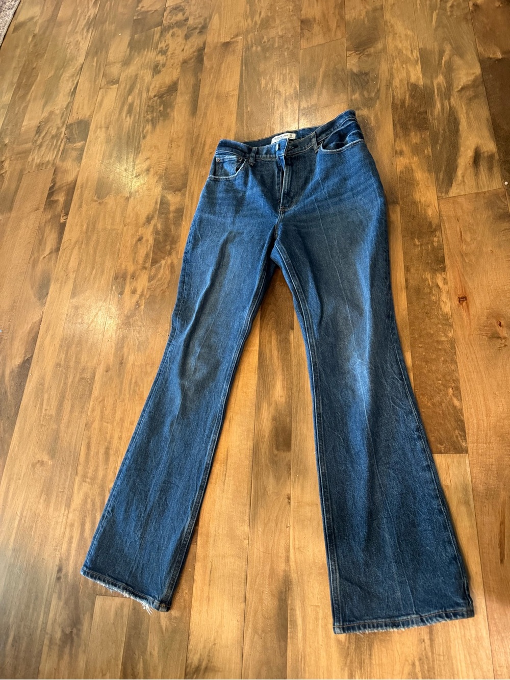 Abercrombie & Fitch Women's Blue Flare Jeans